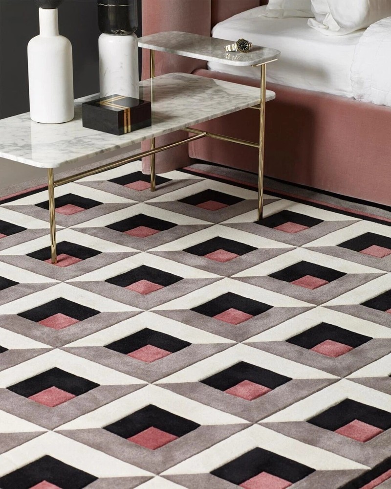 Premium Luxury Handmade Tufted 100% New Zealand wool Rug Area Rug for Living rug
