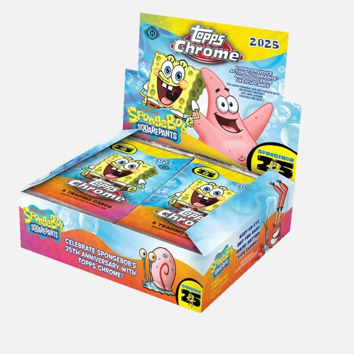 2025 Topps Chrome Spongebob 25th Anniversary Pick Your Insert - Buy More & Save