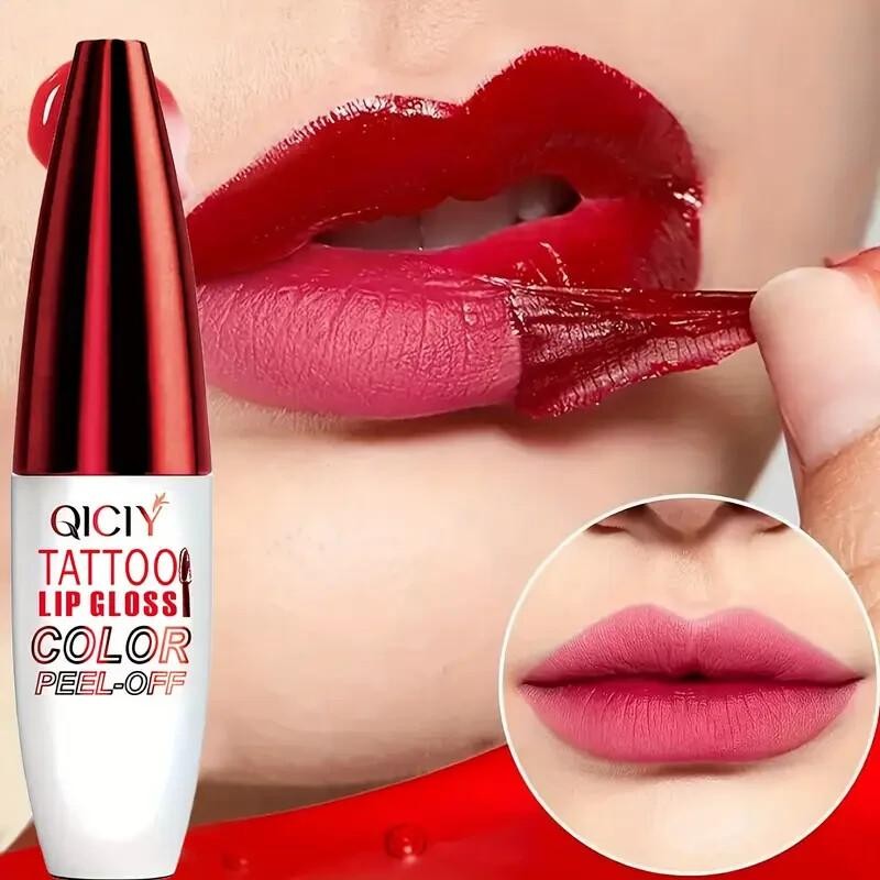 Tattoo Lip Gloss Color Peel-off Matte Finish Long-lasting Waterproof Lipstick
