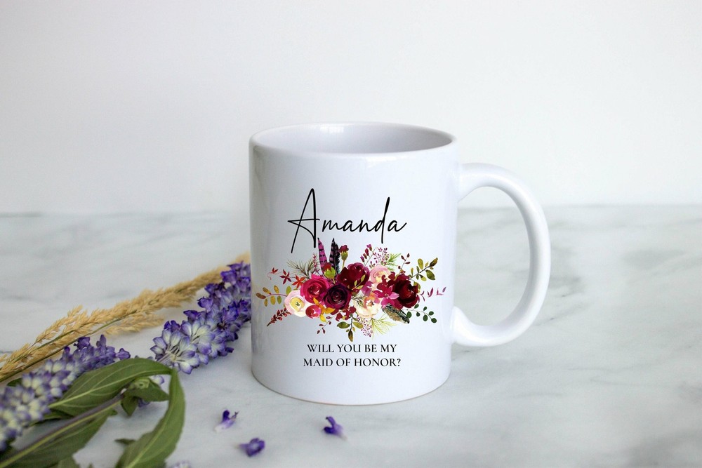 Bridesmaid Proposal Bridesmaid Mug Custom Personalized Mug Bridesmaid Gift