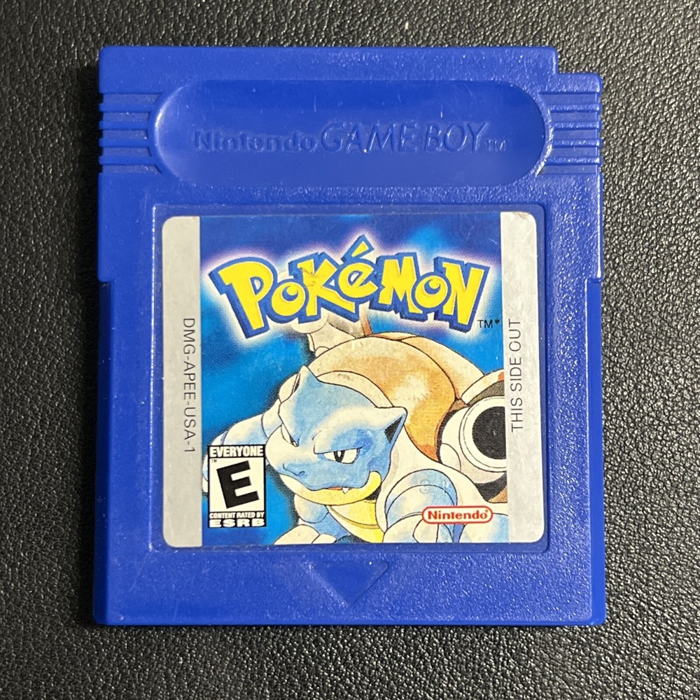 Pokemon Blue Version Game Boy Authentic Brand New Battery Saves Tested