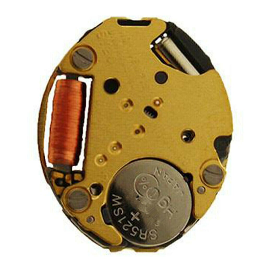 2-Hand Slim Quartz Watch Movement with Winding Stem & Battery for Miyota 5Y20