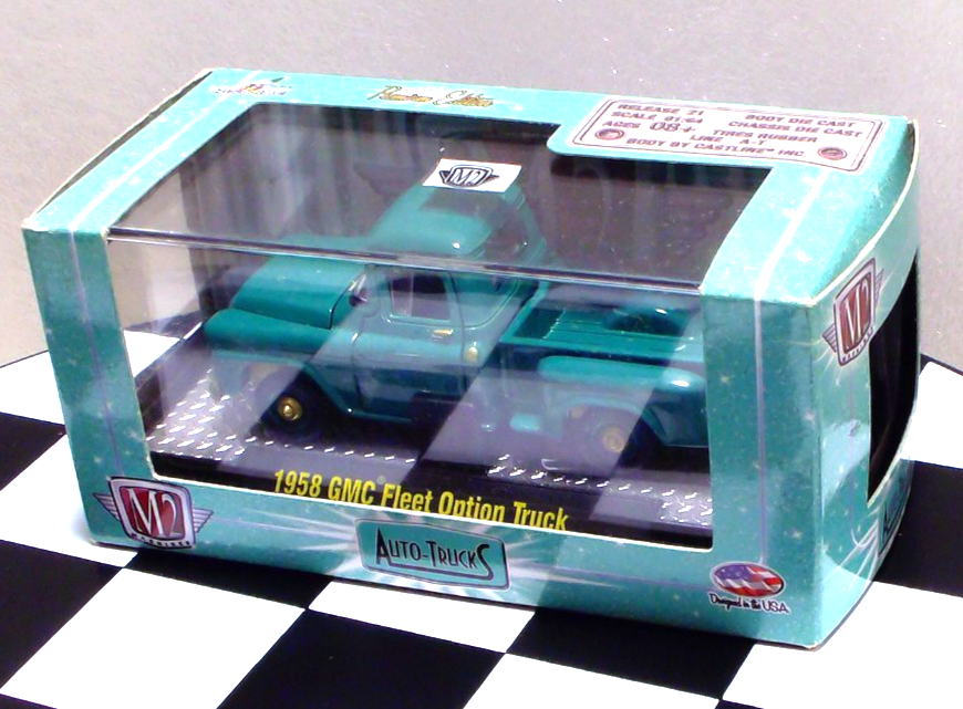 M2 Machines Gold Chase 1958 GMC Fleet Option Truck 1:64 Diecast 1/750