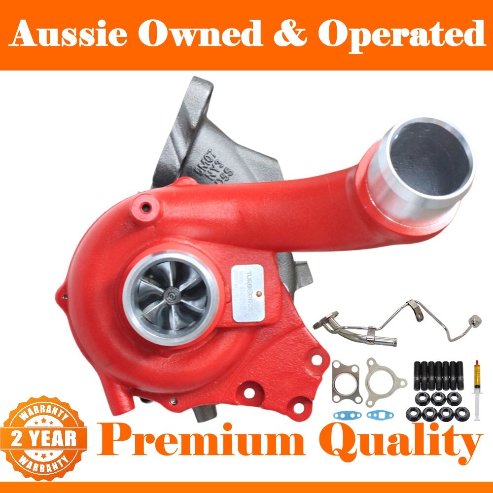 High Flow Turbo no Actuator + Oil Feed Pipe For Nissan Pathfinder R51 2.5L 2010-
