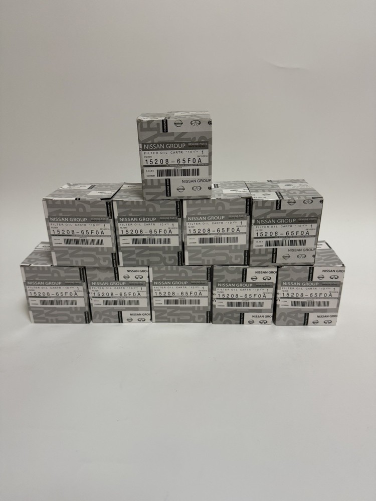 10 PC NEW Genuine Nissan Oil Filter genuine Nissan 15208-65F0A