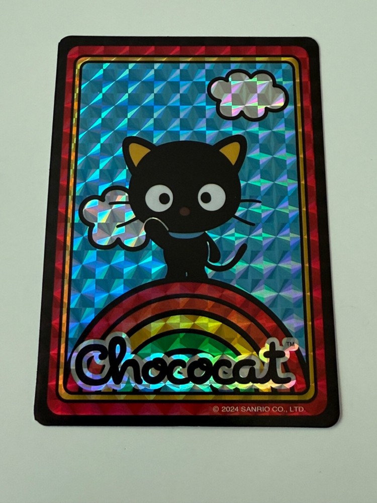 Hello Kitty Friends Holographic Stickers Chococat Rainbow Collection