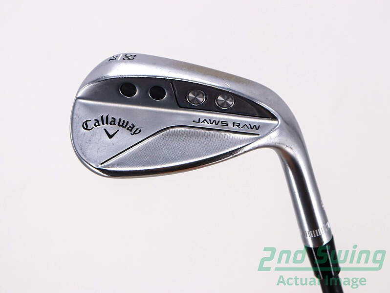 Callaway Jaws Raw Chrome 58° LW Wedge Graphite Stiff Right 35in