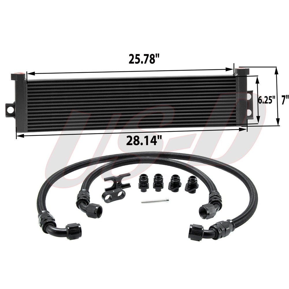 Aluminum Oil Cooler & Line Kit For 2015-20 2018 BMW M2 M3 M4 F80 F82 F83 F87 S55