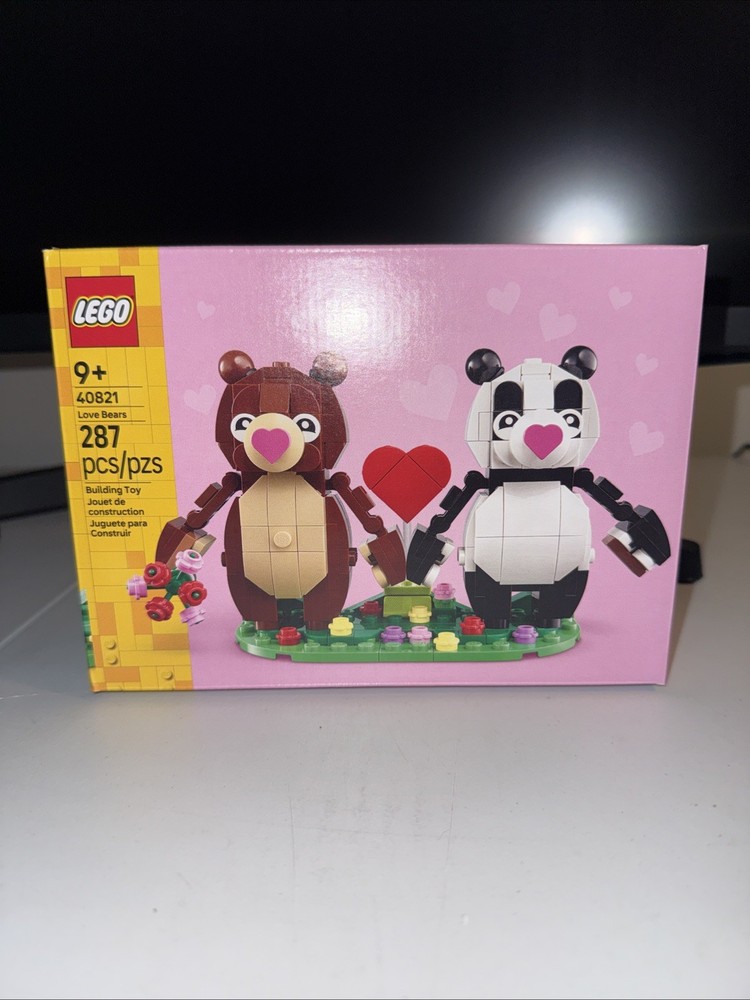Lego Valentine's Love Bears 40821 RETIRED LEGO STORE EXCLUSIVE - NEW SEALED BOX