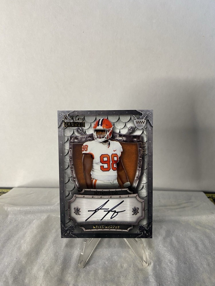 🔥2023 Wild Card MATTE /25 SSP On Card Auto Weekend Warrior Miles Murphy Bengals