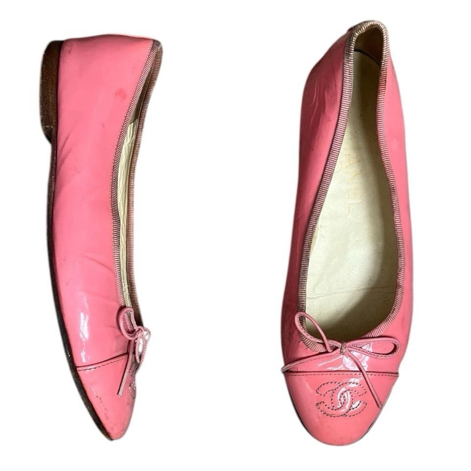 RARE vintage punch chanel ballet flats size 35.5 EU