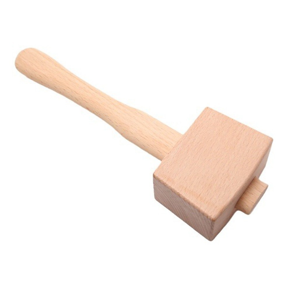 Solid Woodworking Hammer Beech Mallet for Precision Crafting Tools