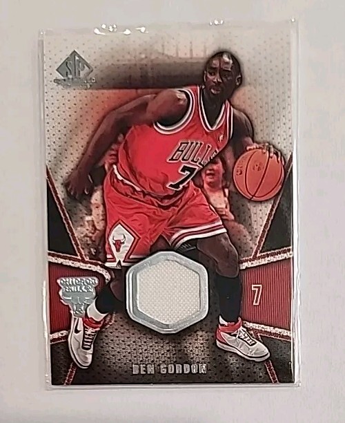 2007-08 Upper Deck SP Game Used Ben Gordon #106 Jersey Relic Card