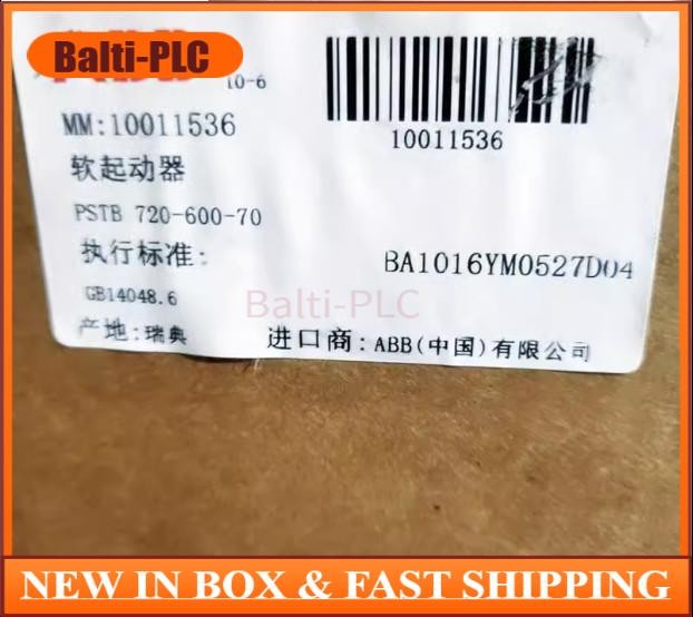 PSTB720-600-70 PSTB720-600-70 soft starter ABB Brand New Fast Shipping