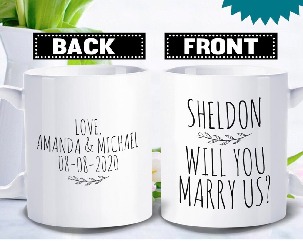 Will You Marry Us?officiant Proposal Gift Wedding Officiant Mug Wed006