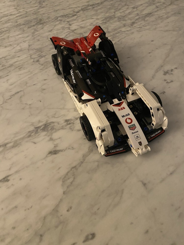 LEGO Technic Porsche Formula E 99x Electric Race Car 42137 Assembled No Instructions