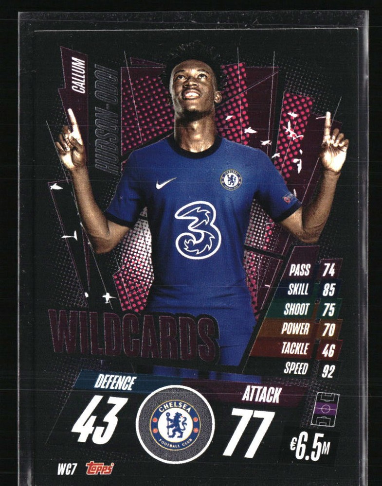 Callum Hudson-Odoi 2020 Topps Match Attax UCL Wildcards #WC7 Soccer Game