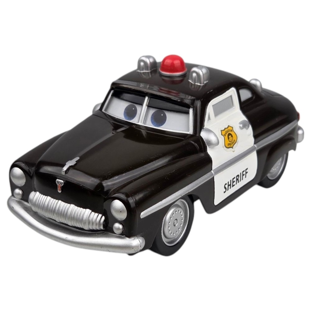 Disney Pixar Cars Supercharged Sheriff RC Toy by Mattel Tyco 2005