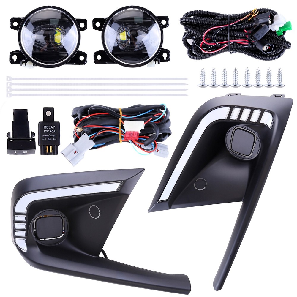 LED Projector Fog Light Set Fit For 2022-2023 Honda Civic Sedan Hatchback NEW