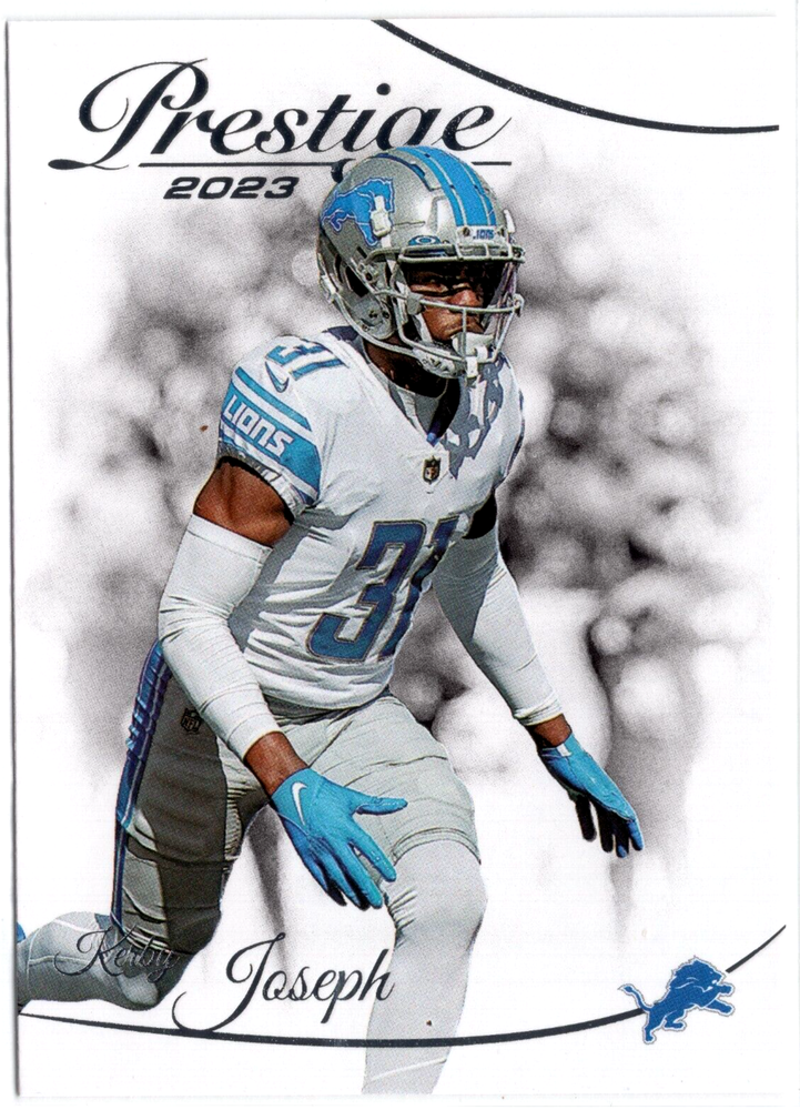 2023 PANINI PRESTIGE KERBY JOSEPH #104 DETROIT LIONS