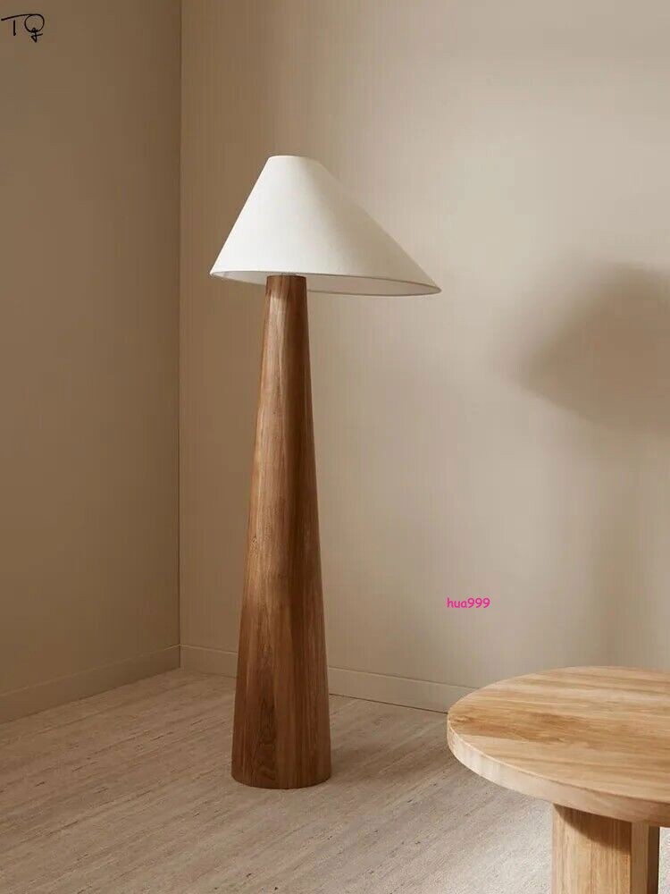 Japanese Solid Wood Floor Lamp Art Decor for Living Room, Bedroom-Stand Light