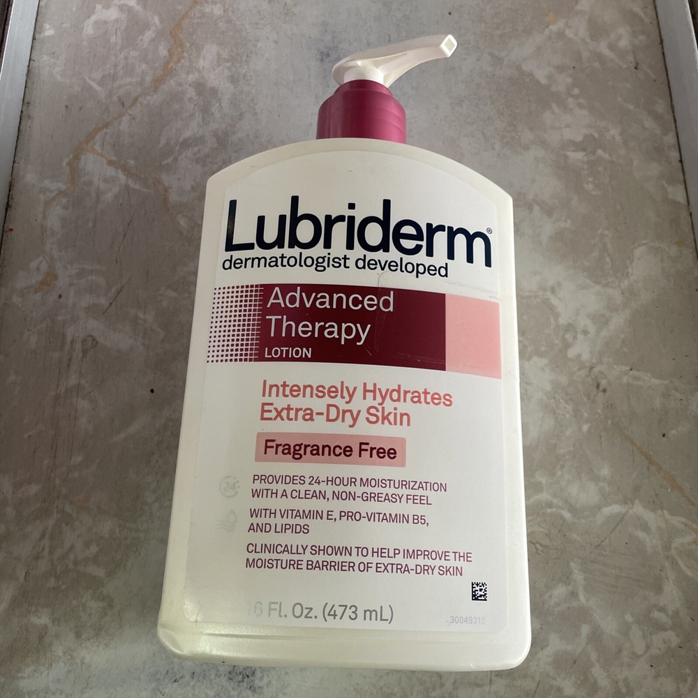 Lubriderm Advanced Therapy Fragrance Free Moisturizing 16 Fl Oz