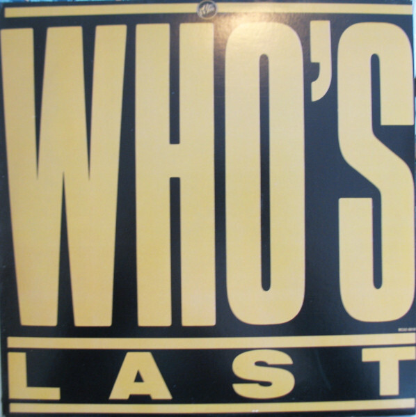 Who - Who's Last - Used Vinyl Record - 00 - T16280A