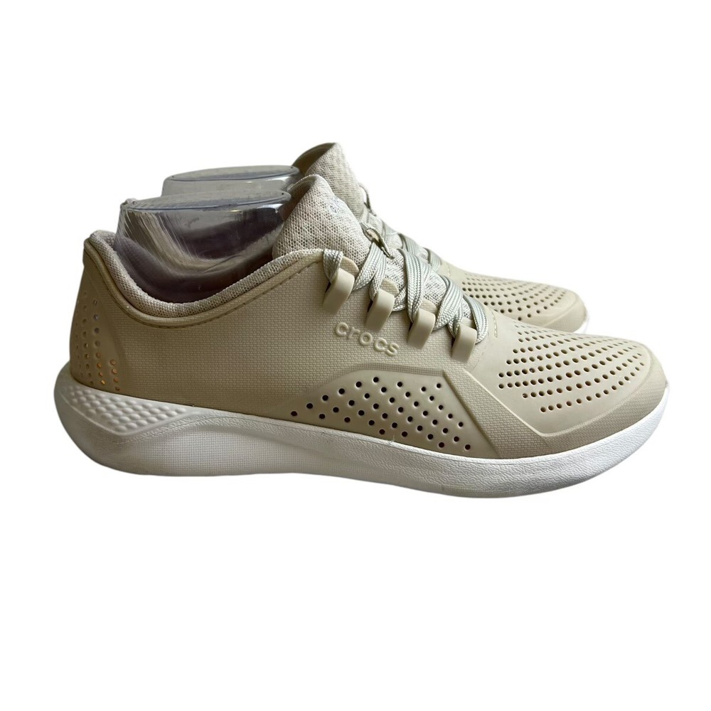 Crocs Women’s Size 10 LiteRide Pacer Sneaker Beige