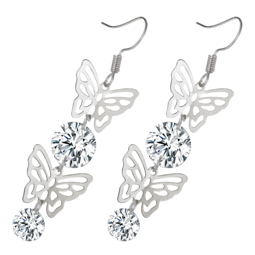 Elegant Butterfly Dangle Drop Earrings for Stylish Women’s Jewelry