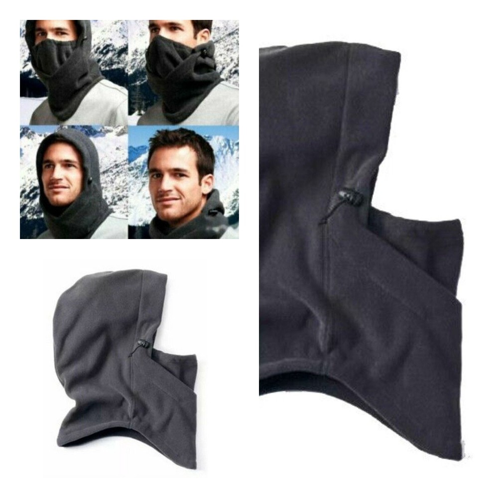 Tek Gear Mens 4-in-1 Fleece Gaitor Balaclava One Size NWT $18