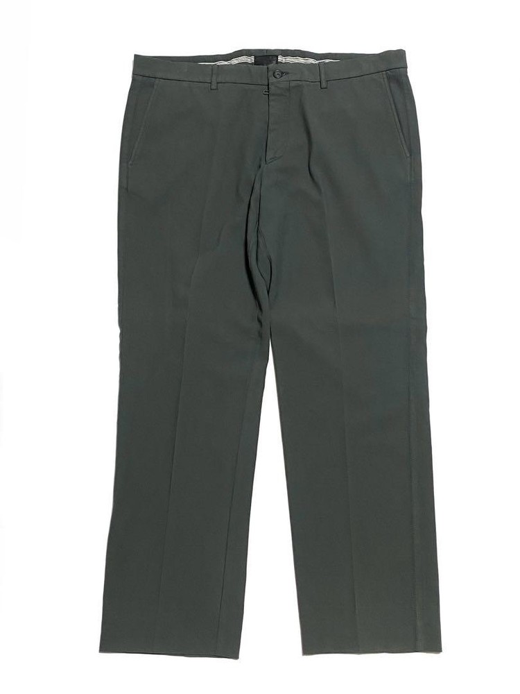 Giorgio Armani Green Wool 58W Office Suit Pants Preowned