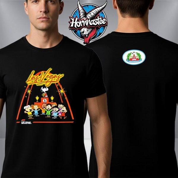 Formula.1 x Snoopy Peanut Las Vegas Grand Prix Podium 2025 Unisex T-Shirt