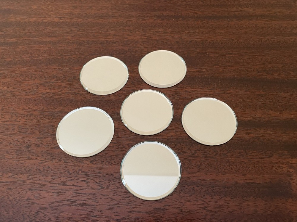 2” Display Mirrors- Set Of 6