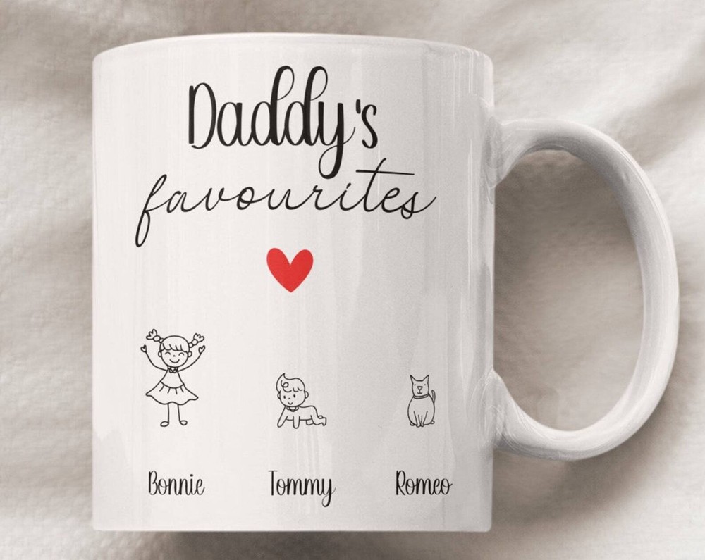 Personalized Dad Mug Gift for Father from Wife or Daughter
