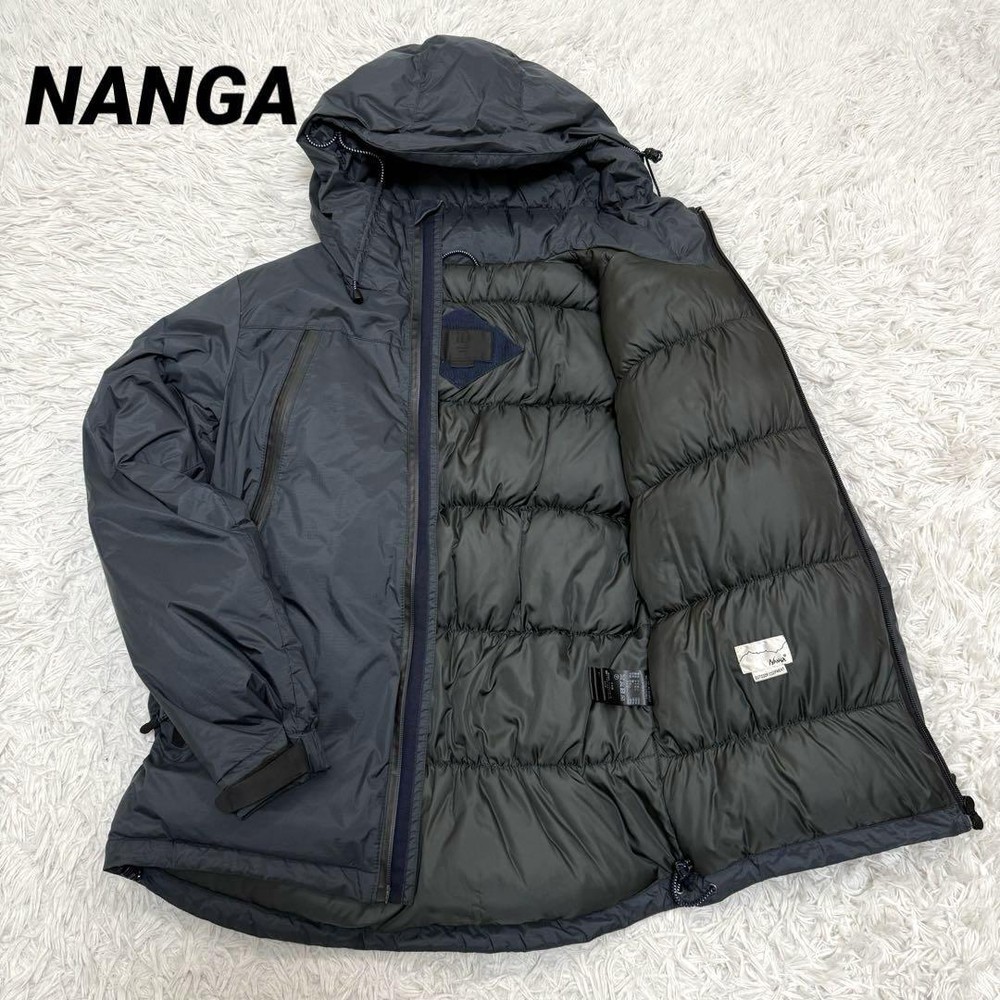 Nanga x Urban Research Aurora 3Layer Down Jacket Navy Size S Excellent+/D10
