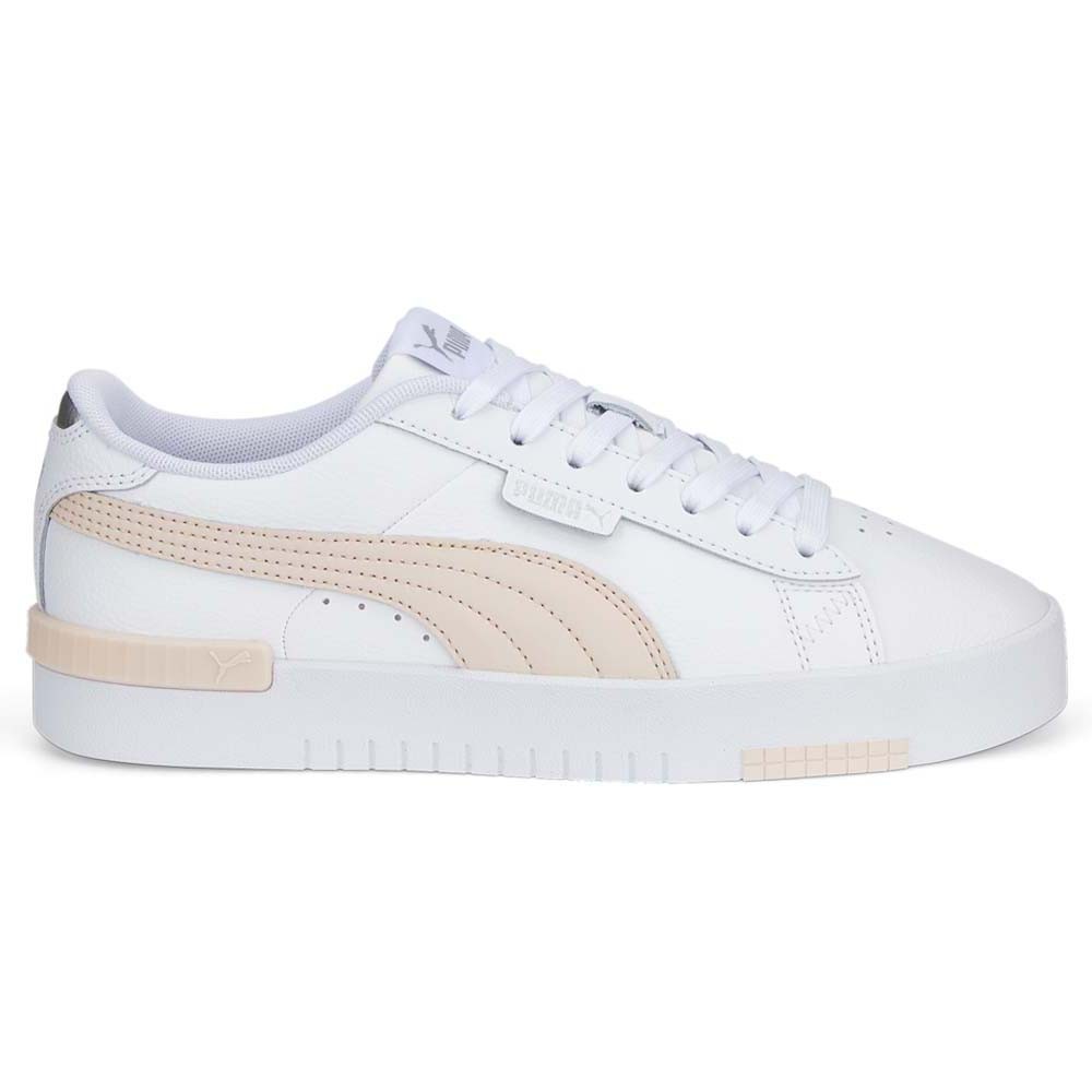 PUMA Jada Renew Perforated Lace Up  Womens Pink, White Sneakers Casual Shoes 386