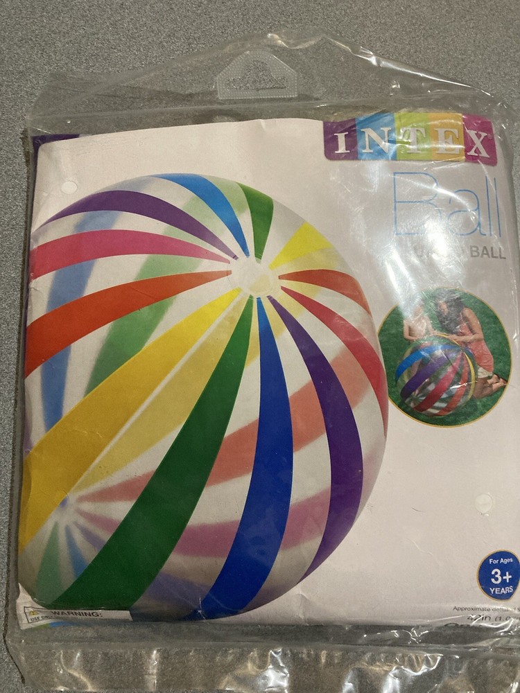 Intex Colorful 42 inch Jumbo Ball, Beach Ball, Summer Fun