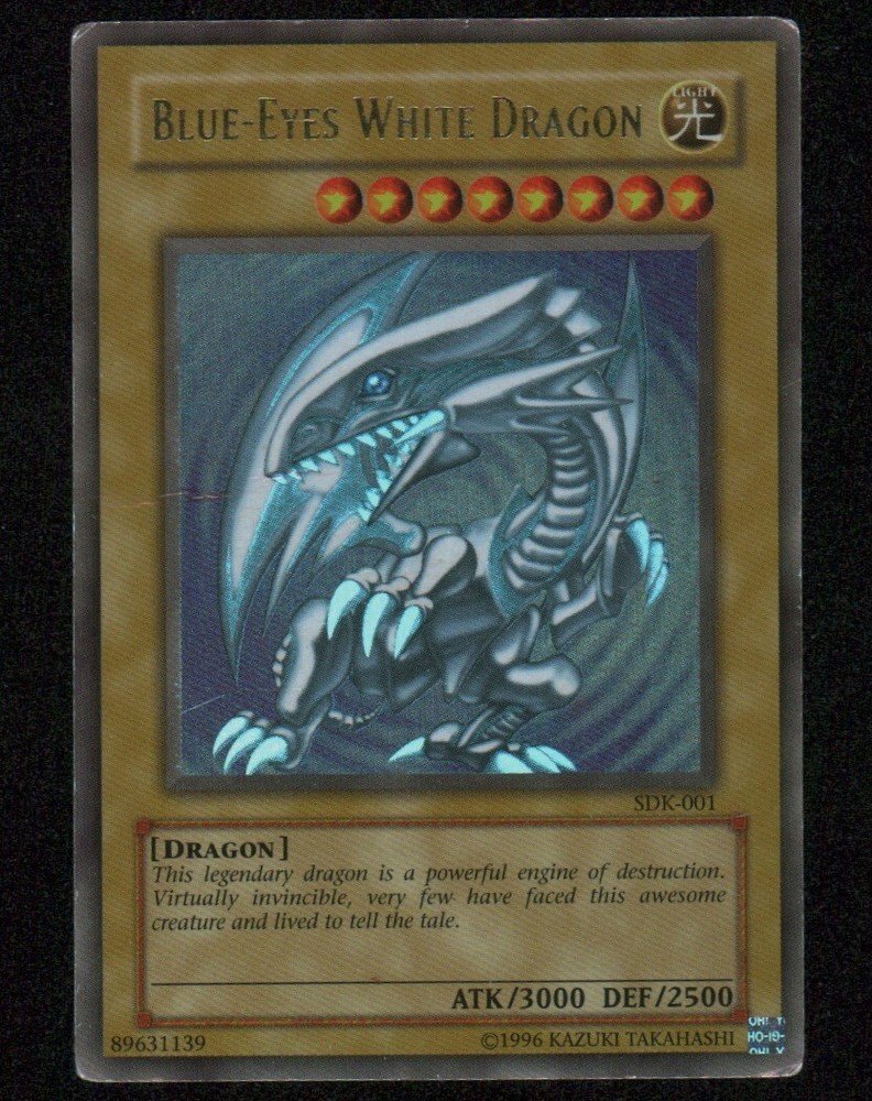 Yu-Gi-Oh! Blue-Eyes White Dragon SDK-001 Unlimited Edition Holo (404366)