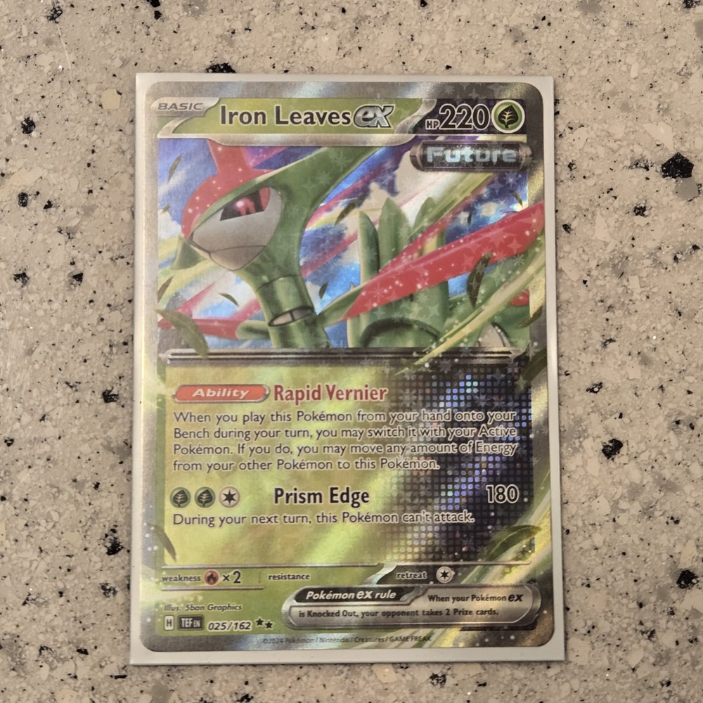 IRON LEAVES EX Temporal Forces DOUBLE RARE #25 TEF(NM+)(PKM)