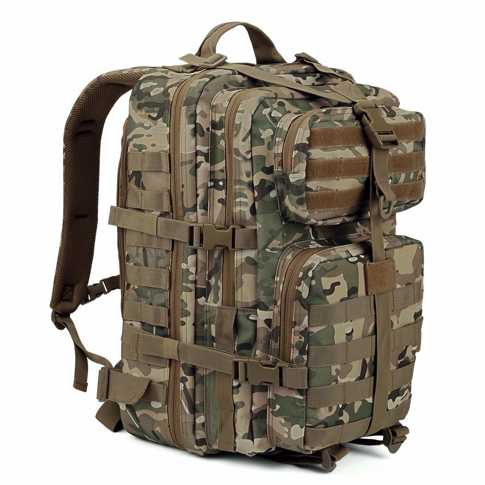 Tactical Military Backpack for Men with Molle Survival Gear Compartments