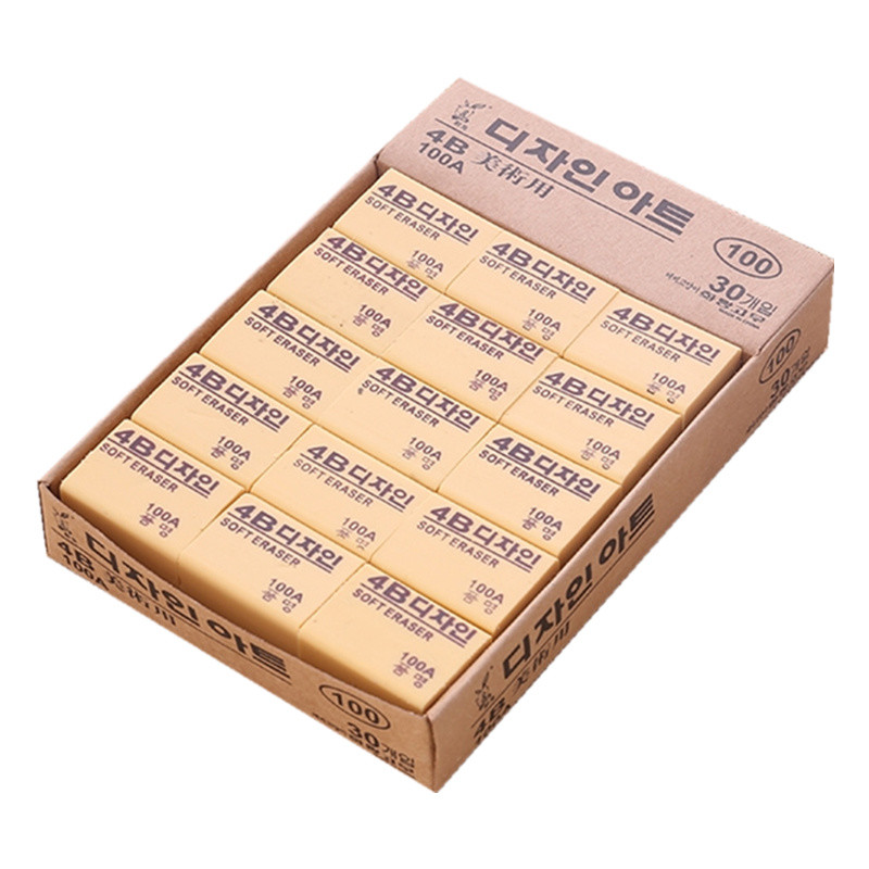 5Pcs Soft Rubber 4B Pencil Eraser for Drawing Writing Office School Nursery Gift