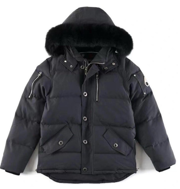 Outdoor Classic Moose Knuckles Warm Scissors Hooded Down Jacket