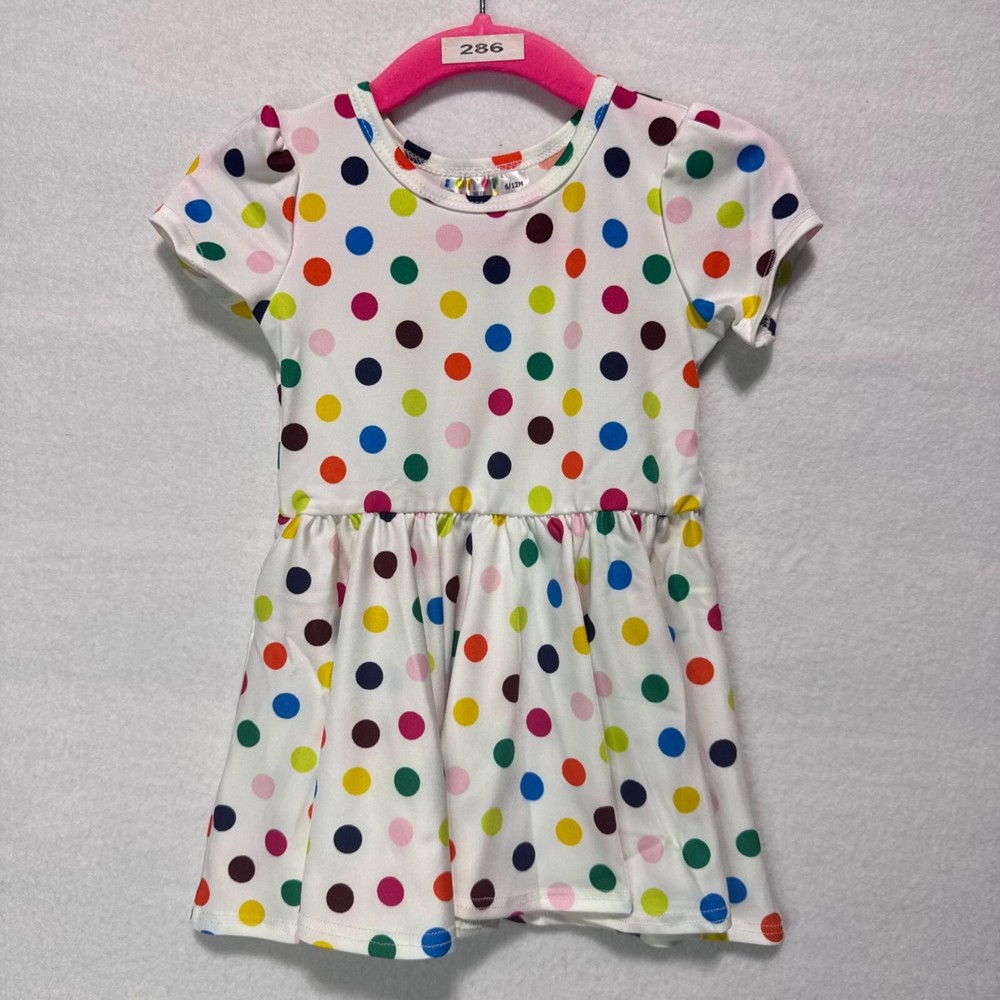 Girls DotDotSmile Short Sleeve Dress Size 6-12 Months NWT  