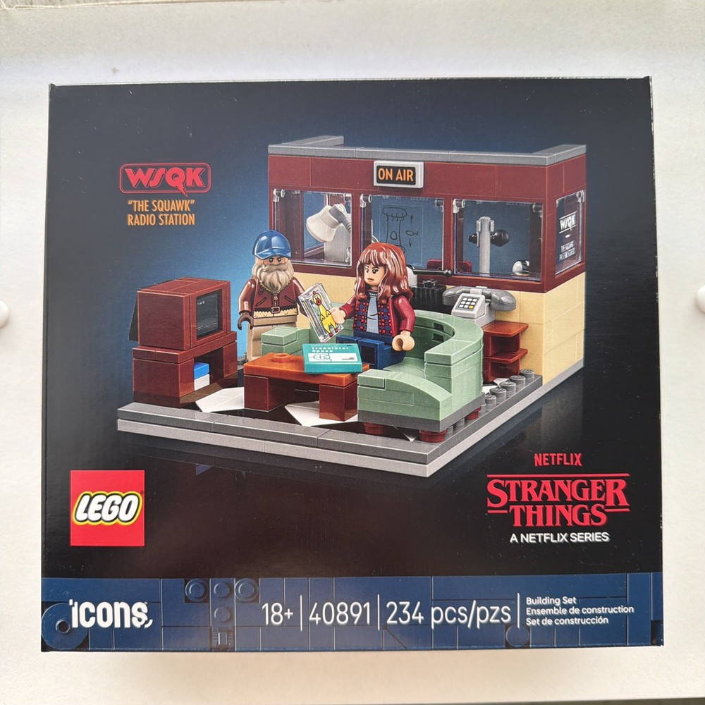 LEGO Stranger Things WSQK Radio Station 40891 GWP - Brand New - FAST SHIPPING