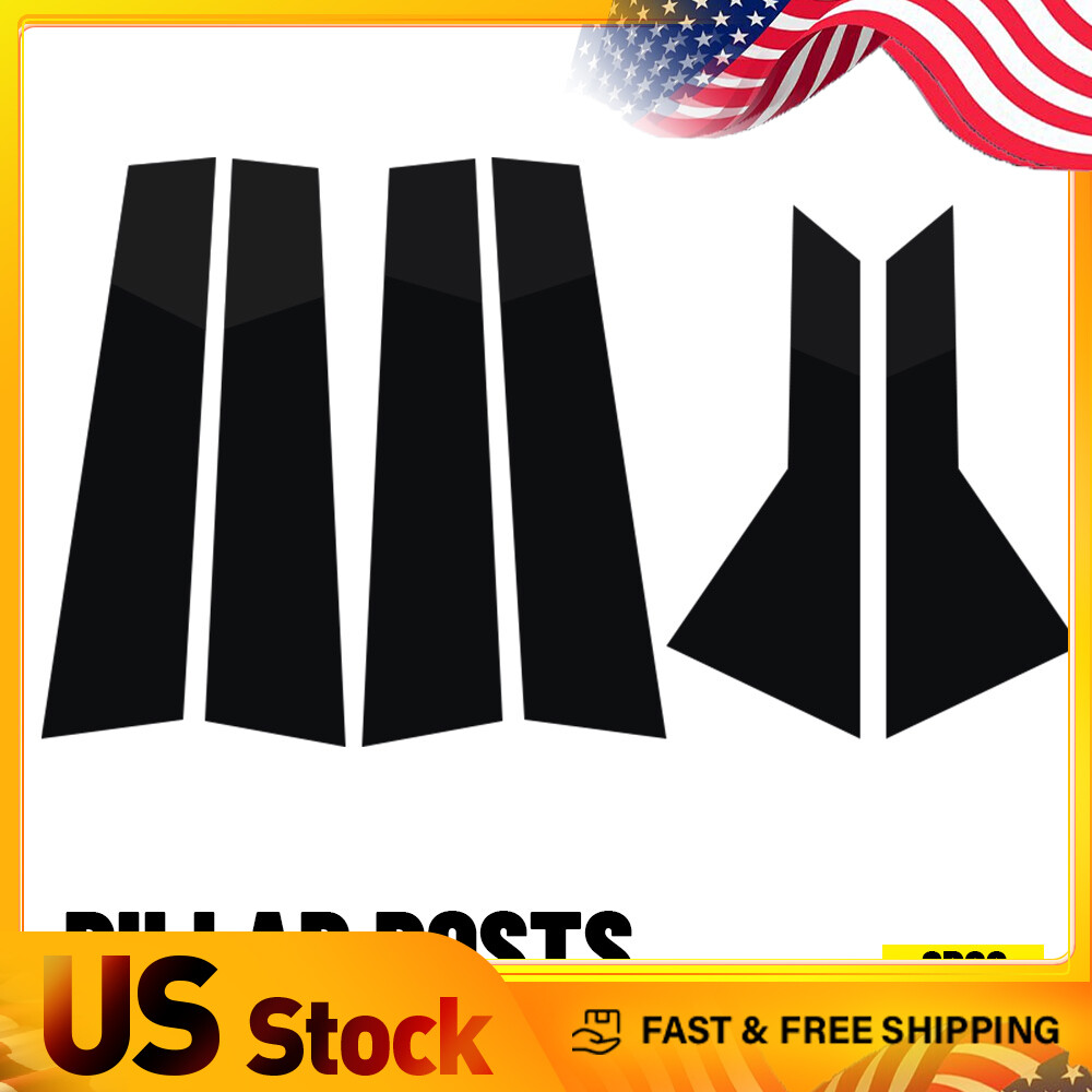 For VW 2019-2020 Jetta 2021 Pillar Posts Door Window Trim Cover Set