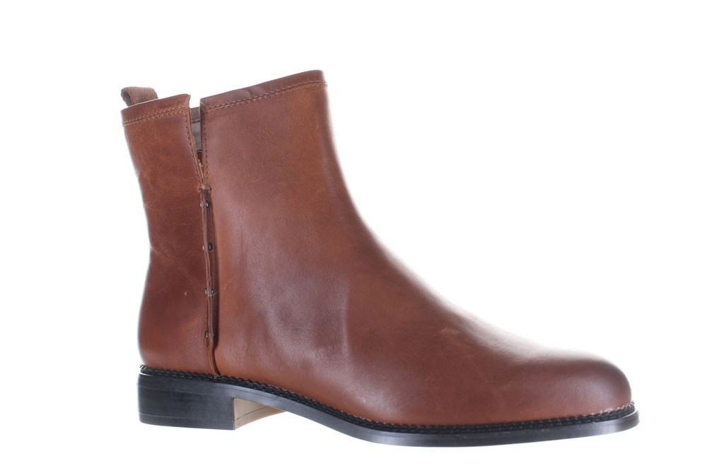 Franco Sarto Womens L-Hixton Brown Ankle Boots Size 9.5 (7785470)