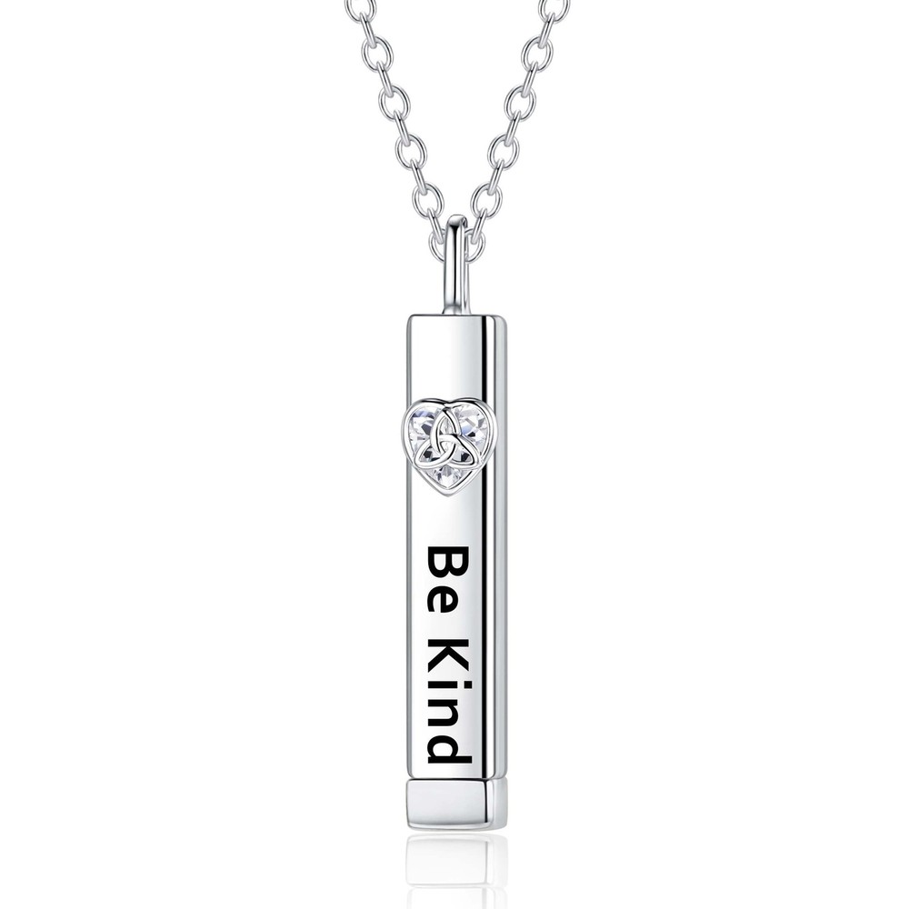 Be Kind of a Badass 925 Sterling Silver Hidden Message Necklace