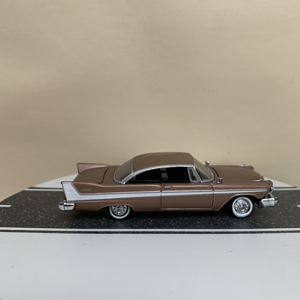 ERTL American Muscle 1958 Plymouth Fury 2-Door Hardtop Brown/White Stripe NM