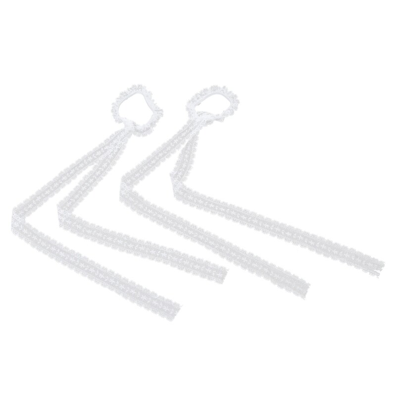 2-Pack Lace Hair Scrunchies & Headbands for Women and Girls