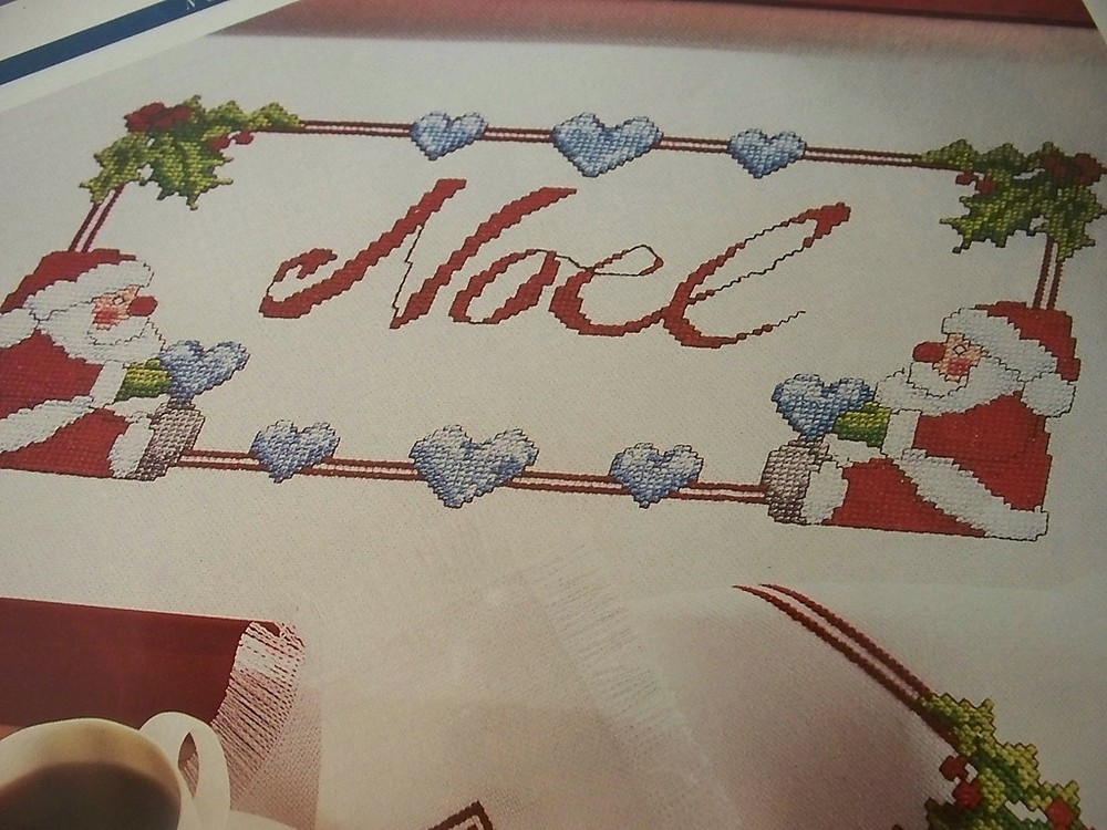 Noel North Pole Santa Magazine Cross Stitch Pattern